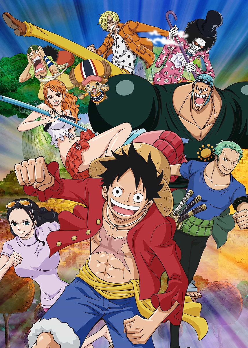 Straw Hat Crew: Unstoppable Zou Adventure' Poster, picture, metal