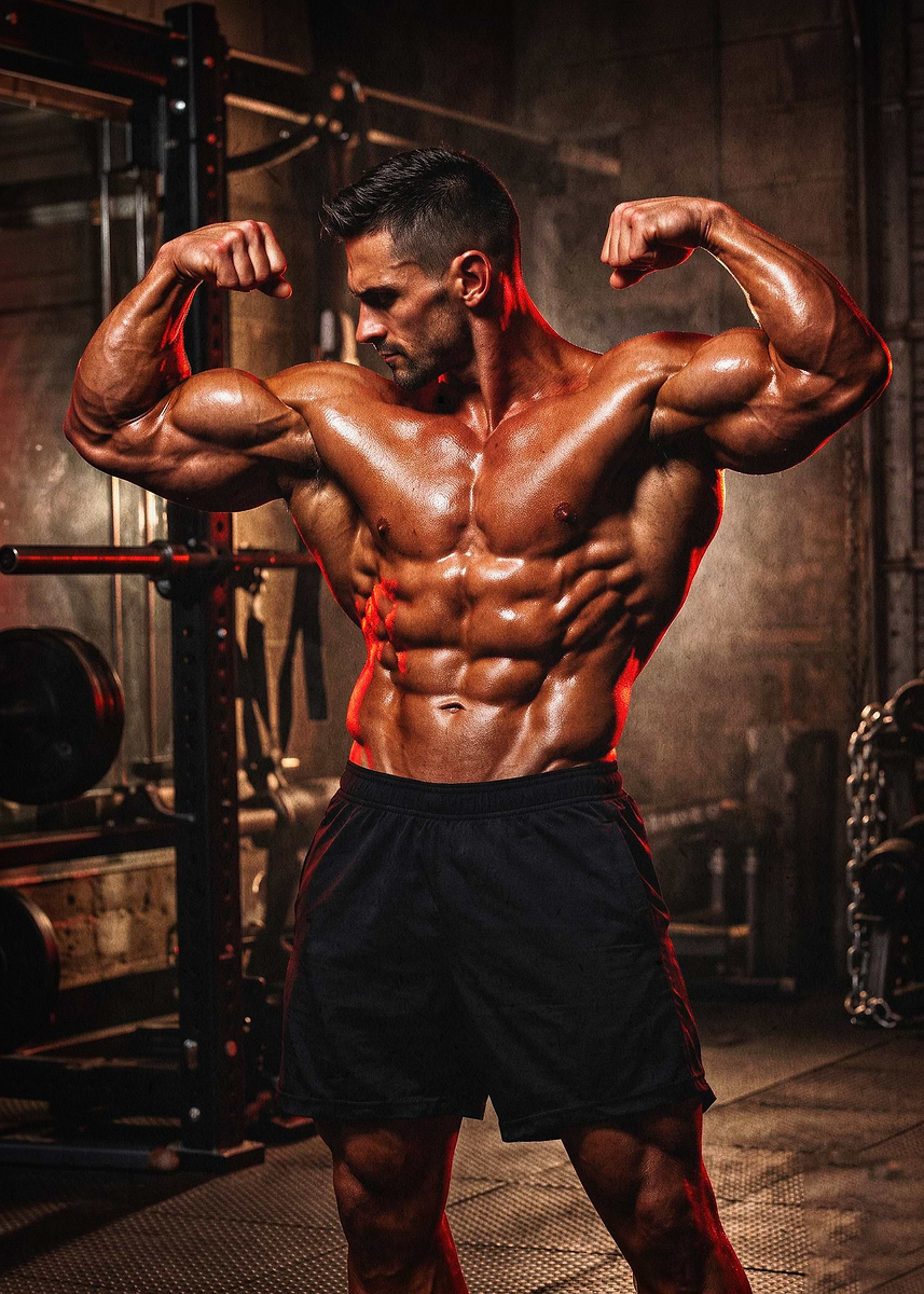 Bodybuilder Gym Workout Poster Poster, Picture & Metal Print ...