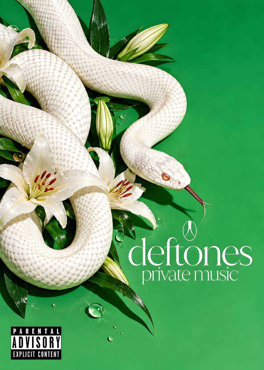 Custom Rattlesnake Logo Deftones Private Music Snake Poster Poster, Picture & Metal Print ...