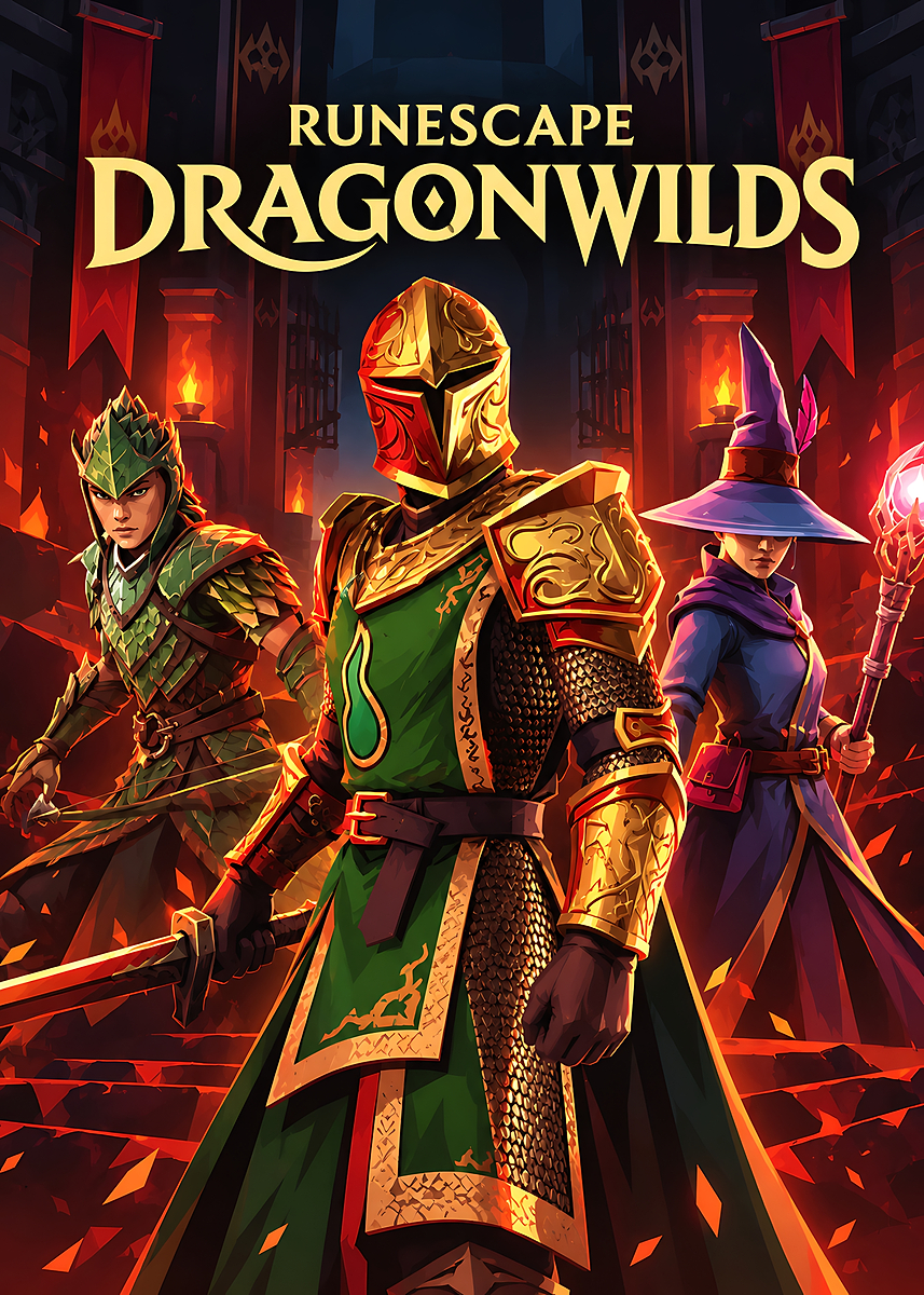 Runescape Dragonwilds Fantasy Game Poster Poster, Picture & Metal Print ...