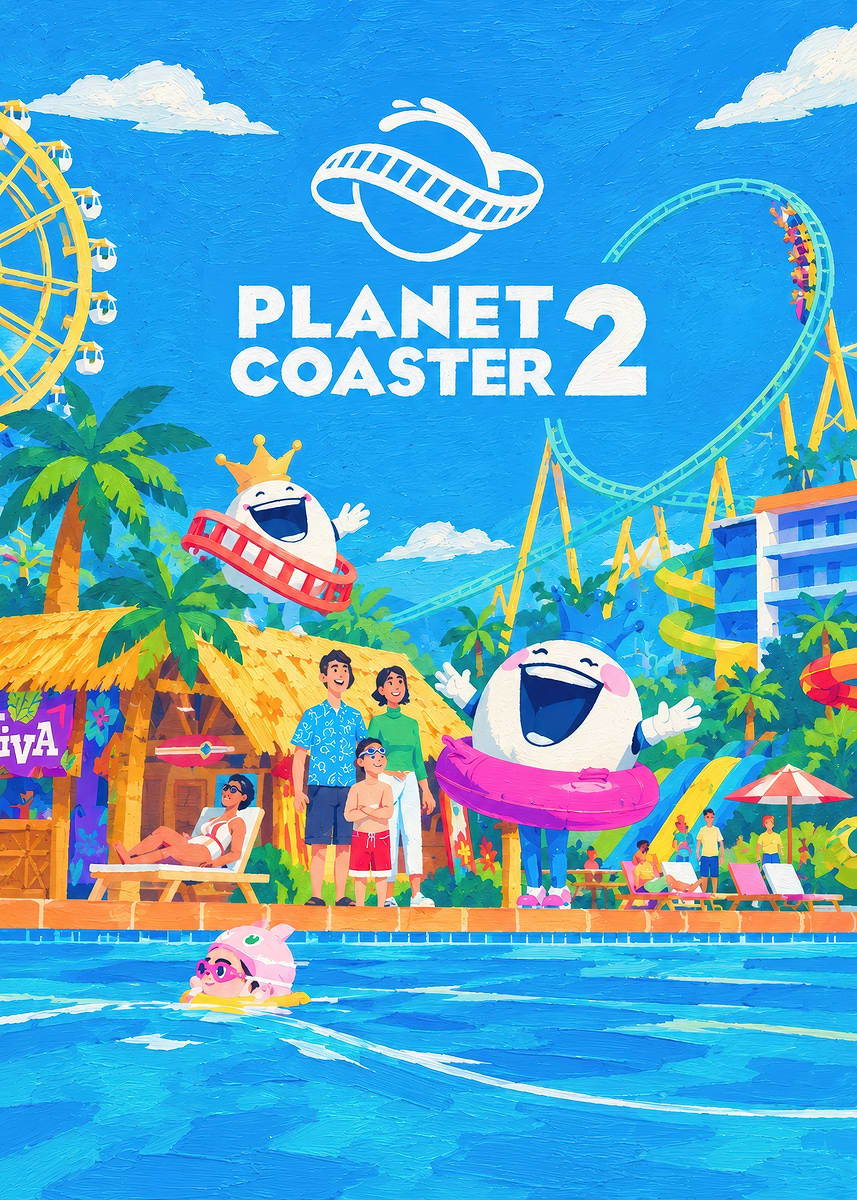 Planet Coaster 2 Game Poster Poster, Picture & Metal Print – Simulation ...