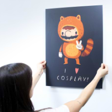 placing displate on wall