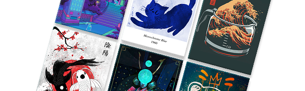 A collection of Displates