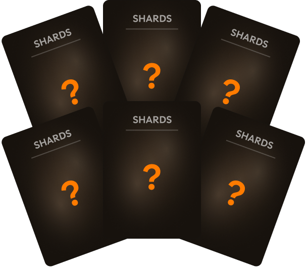 New retail drop mystery Shards cards