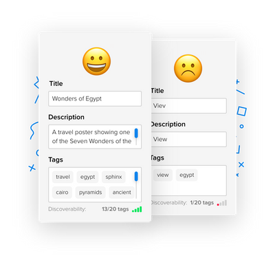 Make your design easy to find and sell