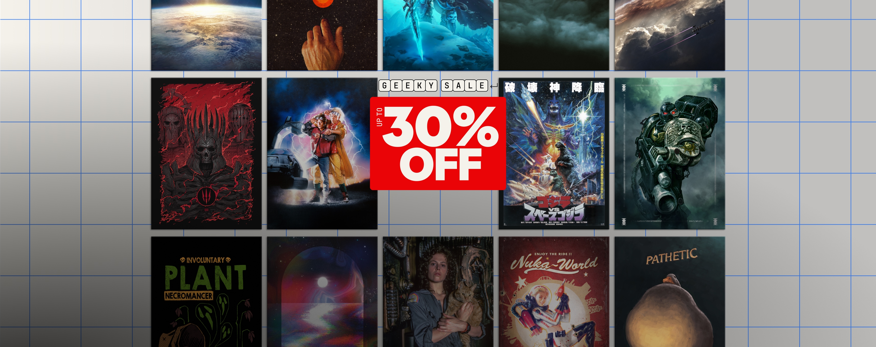 GEEKY SALE IS ON! USE CODE GEEK
