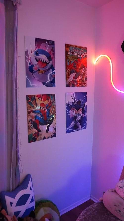 Lucy Portrait' Poster, picture, metal print, paint by Cyberpunk