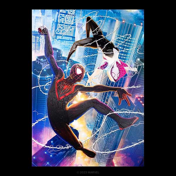 Displate Limited Edition - Miles Morales & Gwen - Poster Métal - NEUF