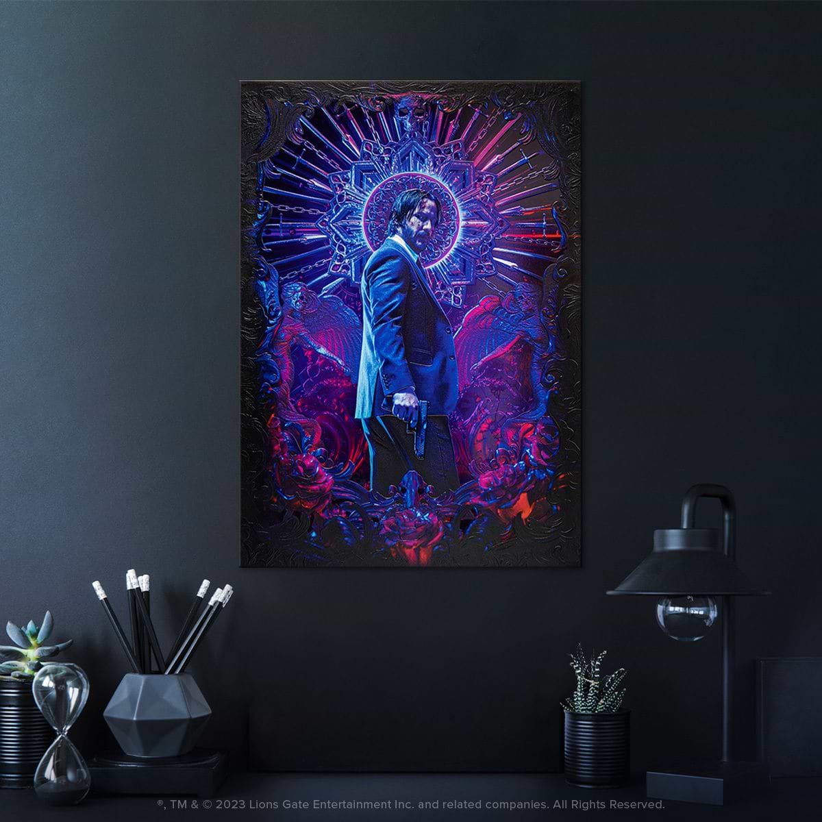 額縁 Displate JohnWick Limited Edition Poster John Wick