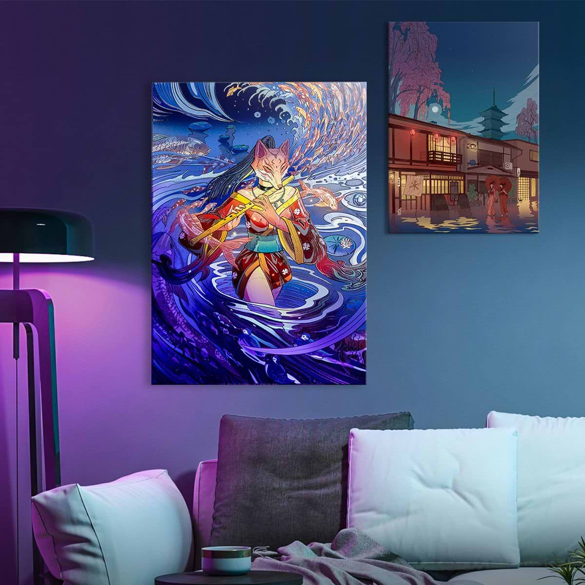 Displate Limited Edition Chinese Beauty - Tirage Limité à 1000 - 45x32 Cm - Acier - Neuf