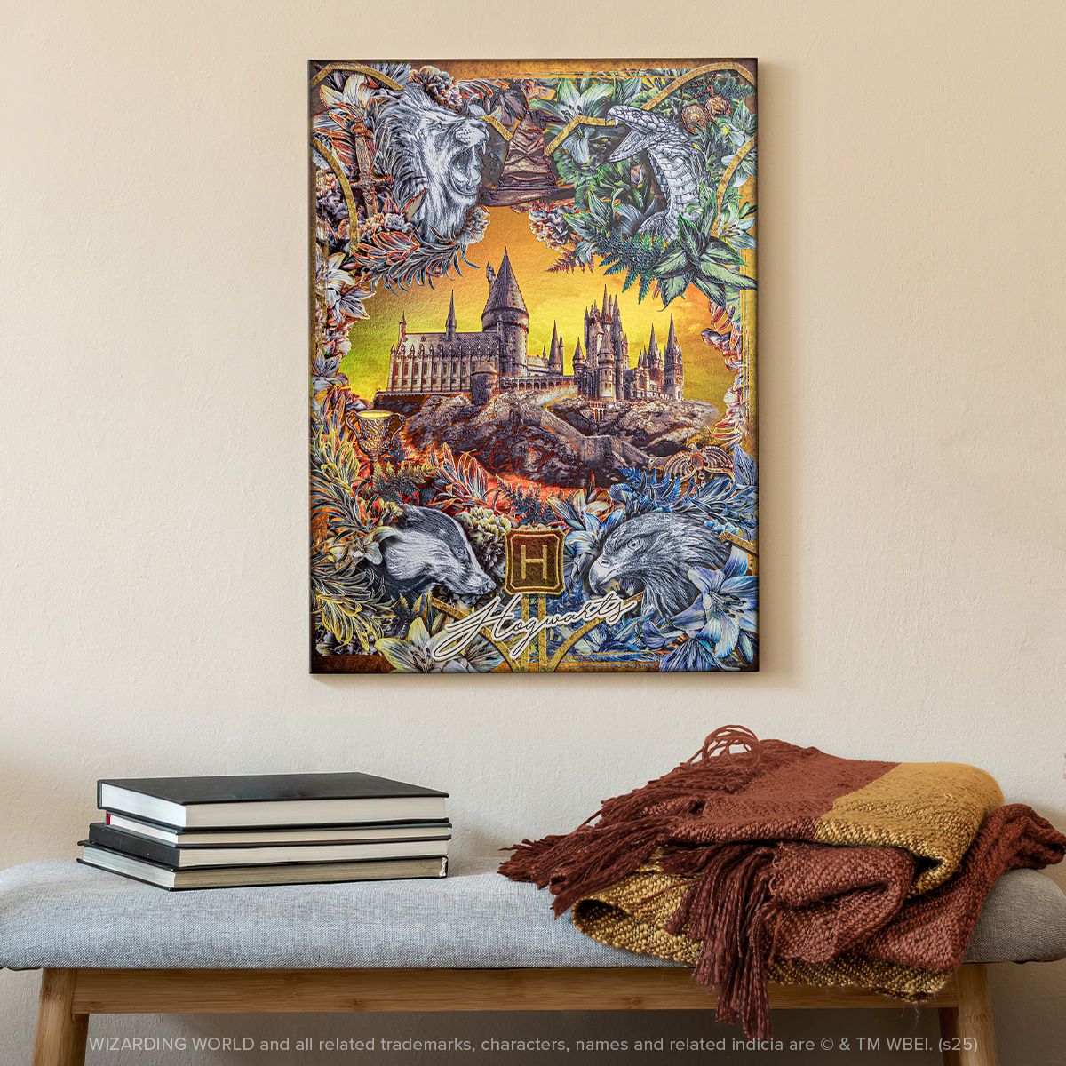 ハリー・ポッターDisplate Limited Edition ポスター Displate Limited Edition Metal Poster -Back to Hogwarts
