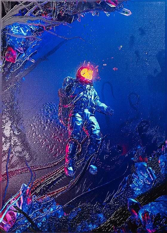 Displate Édition Limitée Ultra "Into The Unknown" - Poster Métal Numéroté X/500 NEUF
