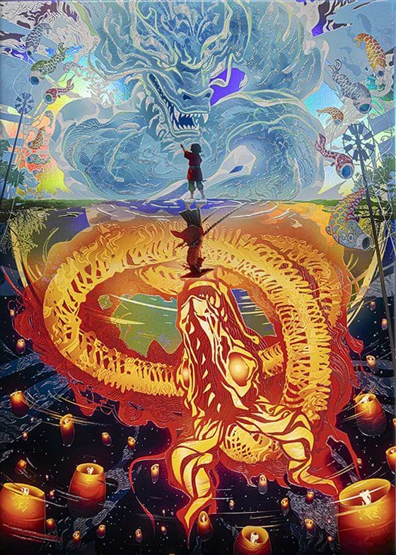 Twin Worlds metal poster - Limited Edition | Displate