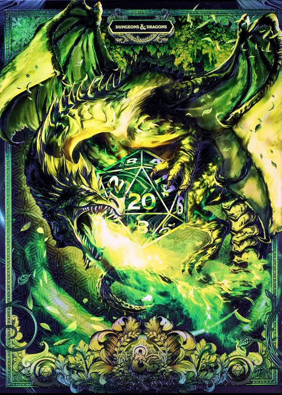 D Code Poster Green Dragon metal poster - Limited Edition | Displate