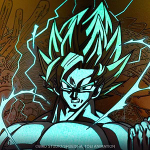 Displate Son Goku Édition Limitée – Effet 3D Et Brille Dans Le Noir, Métal