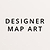 Designer Map Art