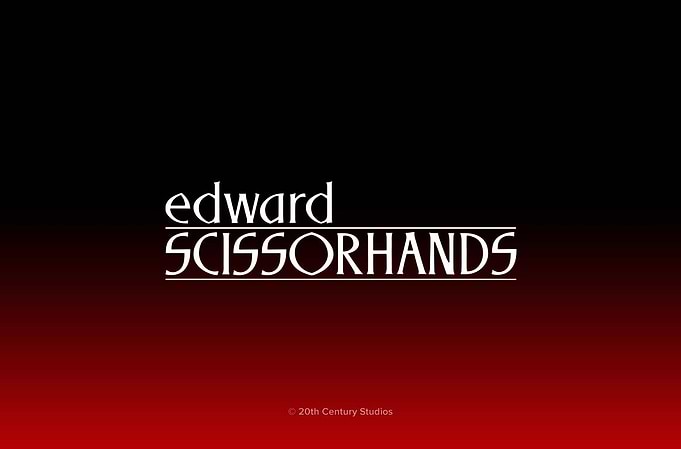 Edward Scissorhands logo