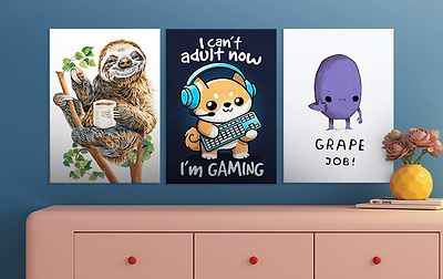 Pun intented: seriously silly Displates