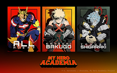 Your Quirk is here: new My Hero Academia Displates