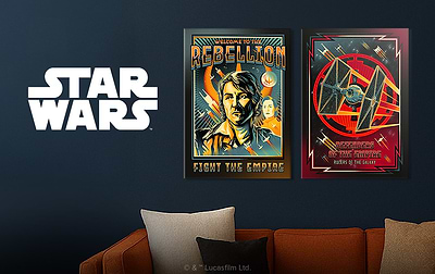 Rally your walls with new STAR WARS™ posters