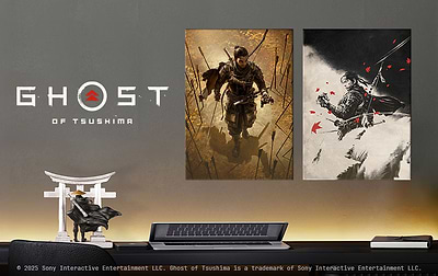 Blades out: Ghost of Tsushima is now at Displate!