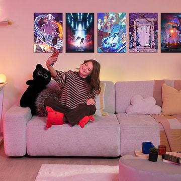 Set the mood with metal posters